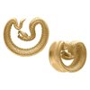 Guldiga Snake Ear Saddles - Säljs i par