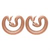 Rosé Snake Ear Saddles - Säljs i par