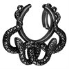 Svarta Snake Ear Weights - Säljs i par