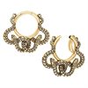 Guldiga Snake Ear Weights - Säljs i par