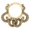 Guldiga Snake Ear Weights - Säljs i par