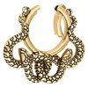 Golden Snake Ear Weights (sold in pair)