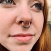 Tigerlilly Septum Clicker - Guld Stål