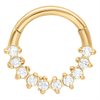 Glamorous Septum Clicker - Guld Stål