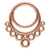 Bubble Septum Clicker - Rosé Steel 