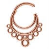 Bubble Septum Clicker - Rosé Steel 