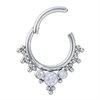 Crystal Bindi Hinged Clicker - Stål