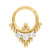 Septum Clicker Oriental Triangle - Guld Stål
