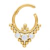 Septum Clicker Oriental Triangle - Guld Stål