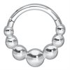 Hinged Flat Septum Clicker - Stål