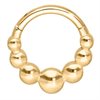 Hinged Flat Septum Clicker - Guld Stål