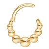 Hinged Flat Septum Clicker - Guld Stål
