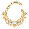Sparkle Meadow Hinged Clicker - Guld Stål