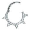 Sparkle Spikes Septum Clicker - Stål