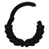 Wreath Septum Clicker - Svart Stål