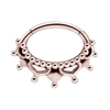 Hinged Oriental Clicker - Rosé Stål