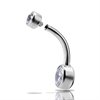Navelpiercing med platt disk - Titan