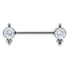 Luana Threadless Bröstbarbell - Titan