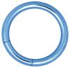 Anodised (färgad) Smooth Segment Ring - Titan