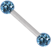 Sealed Multi Jewelled Barbell - Titan