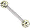 Sealed Multi Jewelled Barbell - Titan