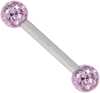 Sealed Multi Jewelled Barbell - Titan