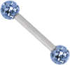 Sealed Multi Jewelled Barbell - Titan