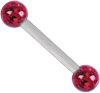 Sealed Multi Jewelled Barbell - Titan