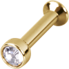 Jewelled Mini Stud for Triple Piercing - Guld Titan