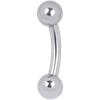 Böjd Barbell 1.6mm - Titan 