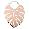 Rosé Monstera Hoops - Säljs i par
