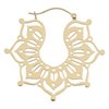 Magnolia Golden Hoops - Sold in Pair