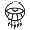 Black Thunderflash Eye Hoops- Sold in Pair