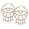 Thunderflash Eye Rosé Hoops- Sold in Pair