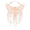 Moth Chain Rosé Hoops - Säljs i par