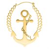 Golden Anchor Hoops- Sold in Pair