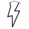 Svarta Thunderbolt Hoops - Säljs i par