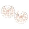 Daisy Rosé Hoops  - Sold in Pair