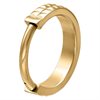  Rivet Hinged Clicker Ring - Guld Titan