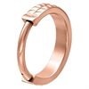 Rivet Hinged Clicker Ring - Rosé Titan