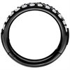 Svart Double Crystal Ring Clicker - Titan