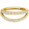 Guldig Double Crystal Ring Clicker - Titan
