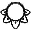 Flower Lines Clicker - Svart Titan