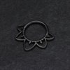 Flower Lines Clicker - Svart Titan