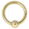 Hinged BCR Clicker Ring - Guld Stål