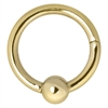 Hinged BCR Clicker Ring - Guld Stål