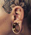 Guldig Hinged Segment Ring - Stål