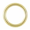 Smooth Segment Ring - Guld Titan