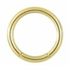 Smooth Segment Ring - Guld Titan