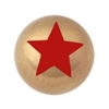 Star Print Threaded Ball - Golden Titan